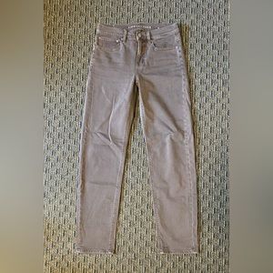 American Eagle. 90’s Straight Leg Jeans. Brown. Size 4 Long. Mid-Rise.